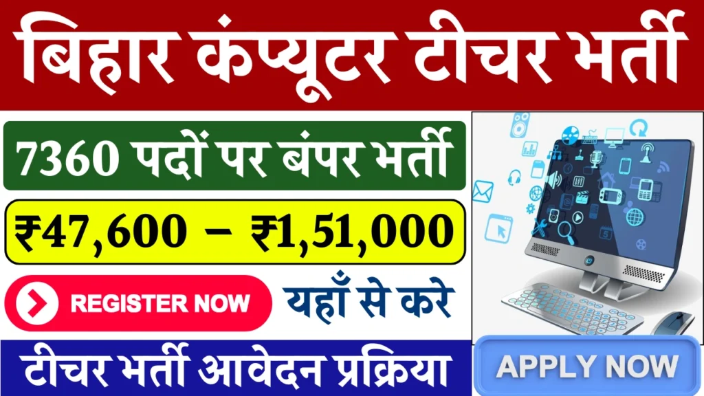Bihar Computer Teacher Recruitment