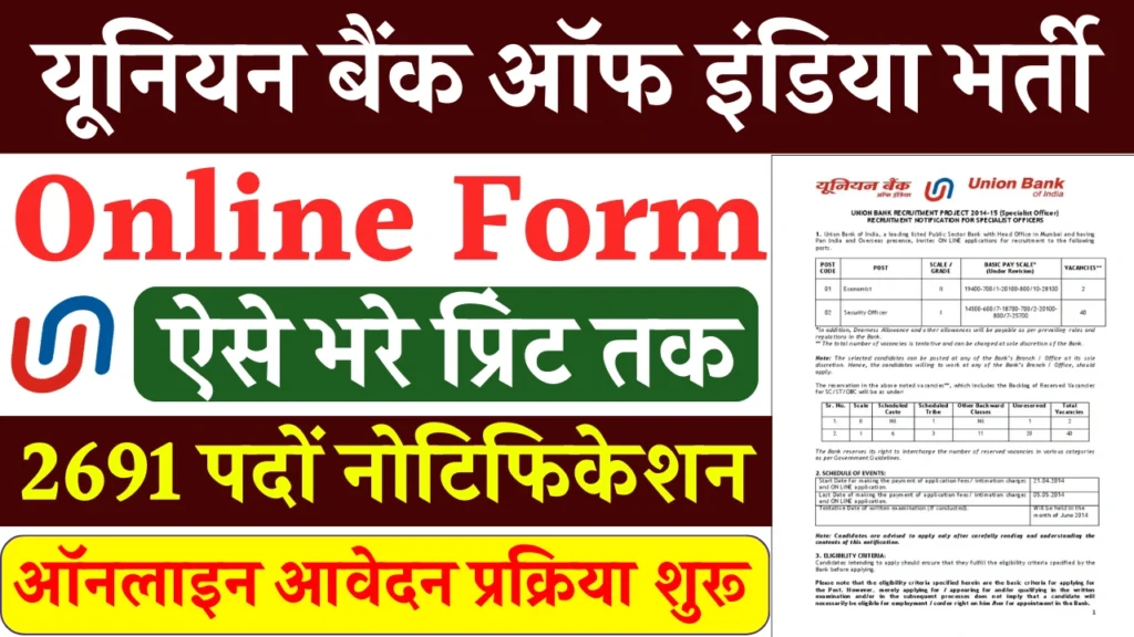 Union Bank of India Recruitment